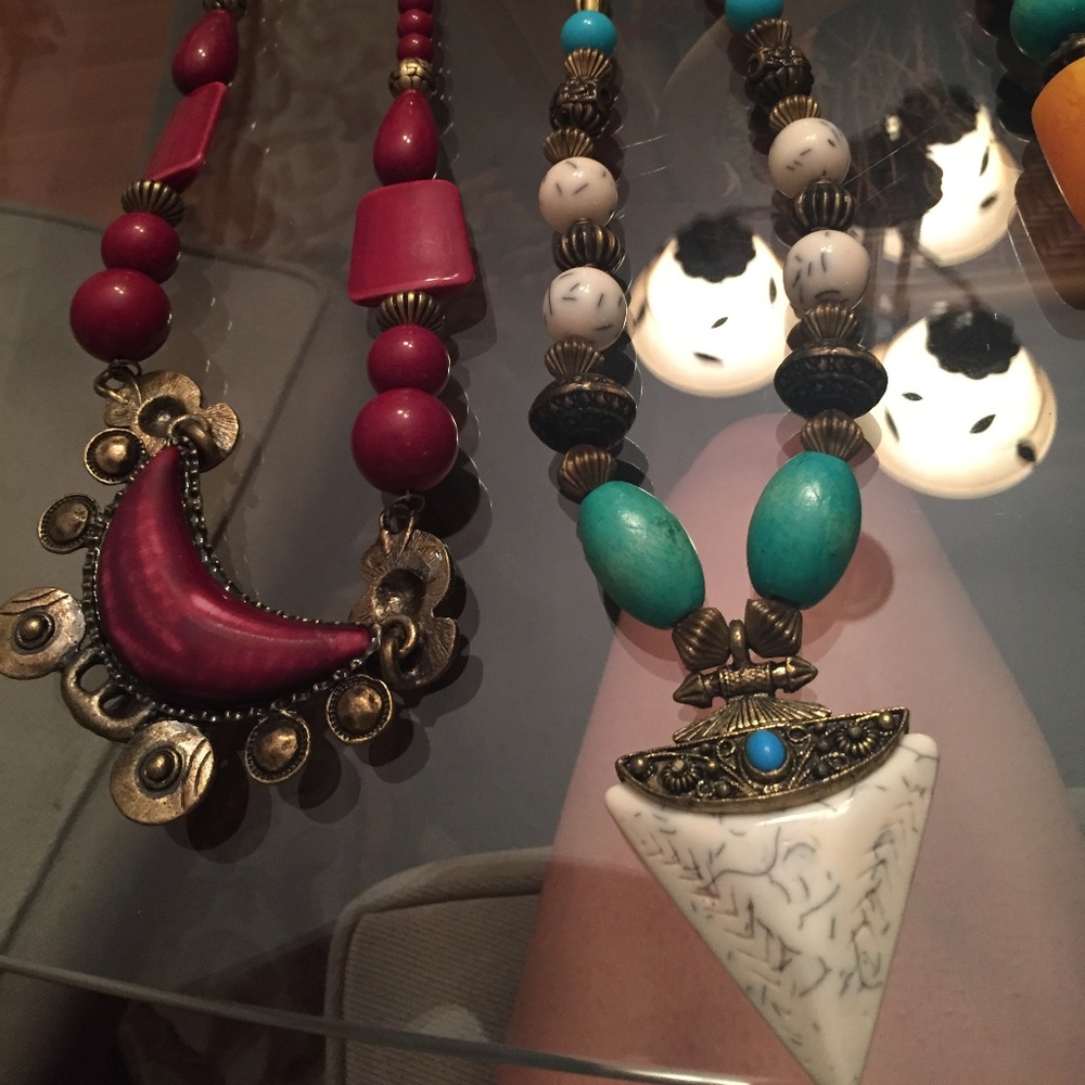 Chunky Resin Saidi Necklaces
